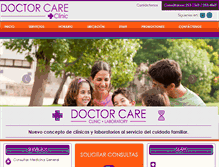 Tablet Screenshot of doctorcarepanama.com